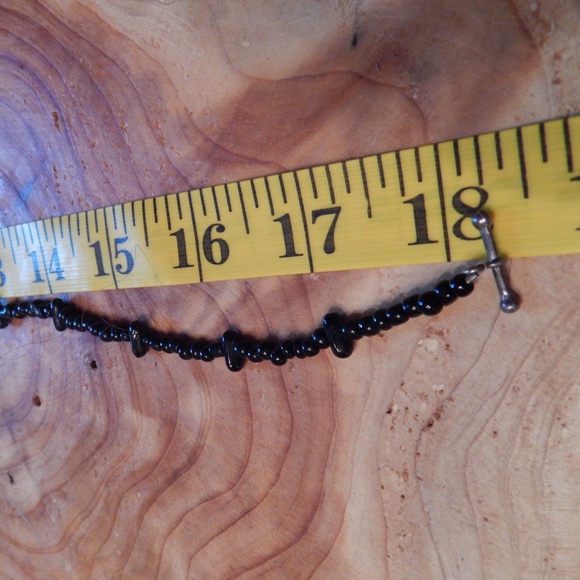 Artisan BoHo Onyx & Amber Choker/Necklace - Picture 8 of 8